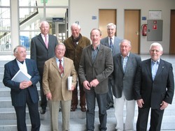 v.l.n.r.: Hinten: Axel Geilenberg, Heinz Kn&ouml;chelmann, Dieter Hagemeier - Vorne: Bernhard Schulz