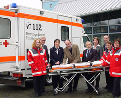 Generaloberin Sabine Schipplick Verband der Schwesternschaften vom DRK und HAWK-Pr&auml;sident Prof.