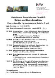 Plakat Hildesheimer Gespr&auml;che