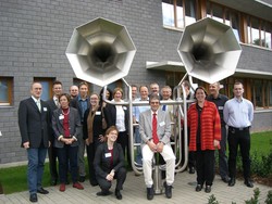 Prof. Dr. Wolfgang Vi&ouml;l (Bildmitte) bei der Auftaktveranstaltung des Forschungsnetzwerks Medizi