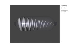 Leuchtkasten \\"Spiralglas\\" (3D-Grafik), Eckhard Westermeier 2005